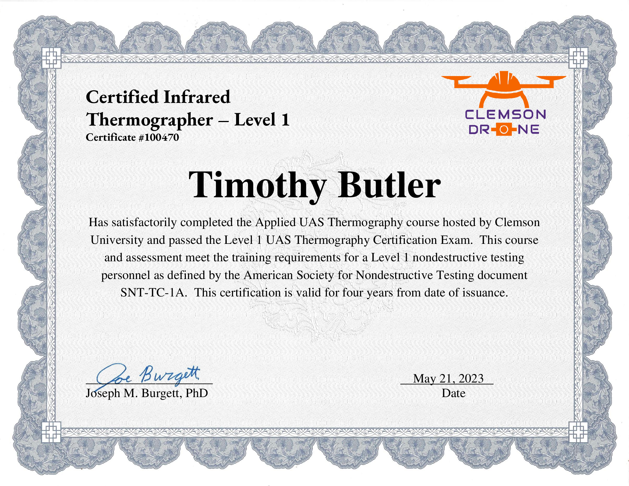 Flying Cowboy Photography Waco Drone Certified Infrared Thermographer Certified