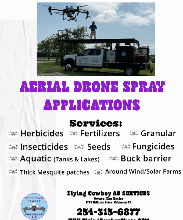 AG Flyer Updated Aerial Drone Spray Applications Flyer